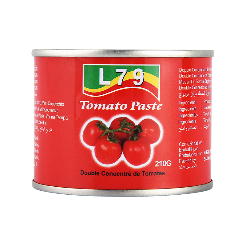 Are there any special requirements for the packaging of 210g Easy open/Hard open Canned Flavored Concentrated Tomato Paste? How to ensure the sealing and safety of the packaging?