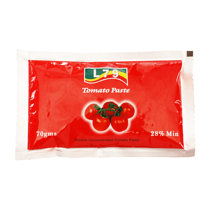 70g Single Serve Packets Pouch Tomato Paste