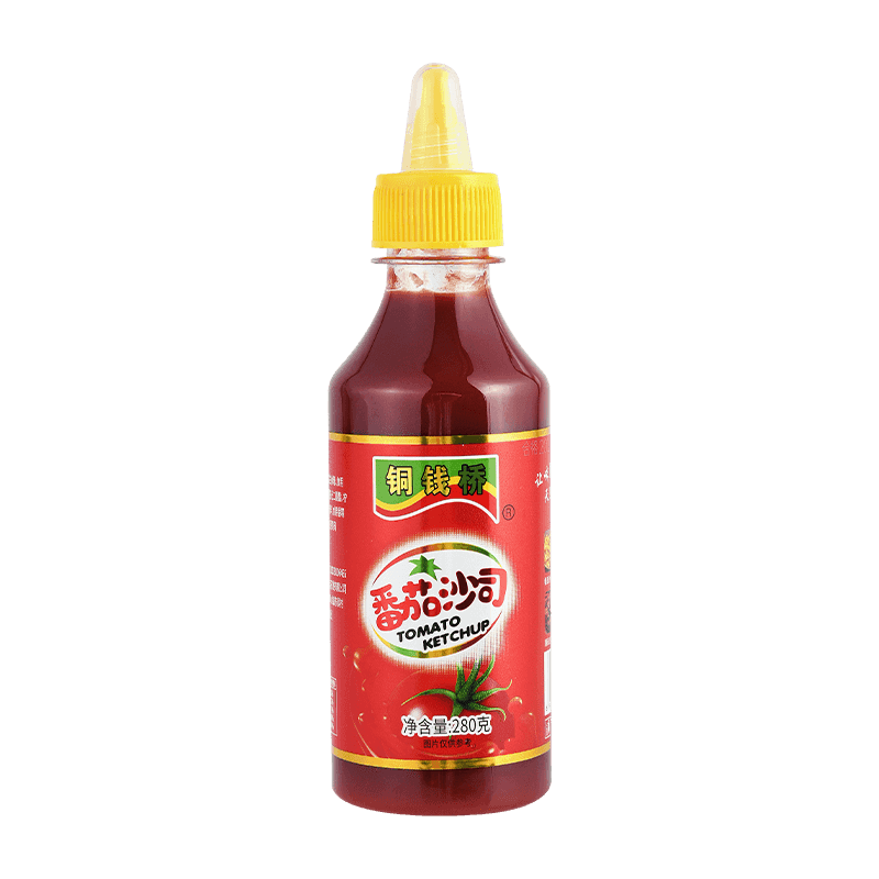 280g Plastic squeeze bottle fresh quality tomato ketchup