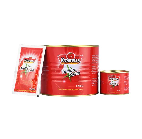 How should Double Concentrated Tomato Paste be stored after opening?